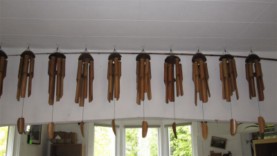 Bamboo wind chimes